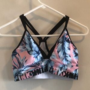 Pink brand bralette